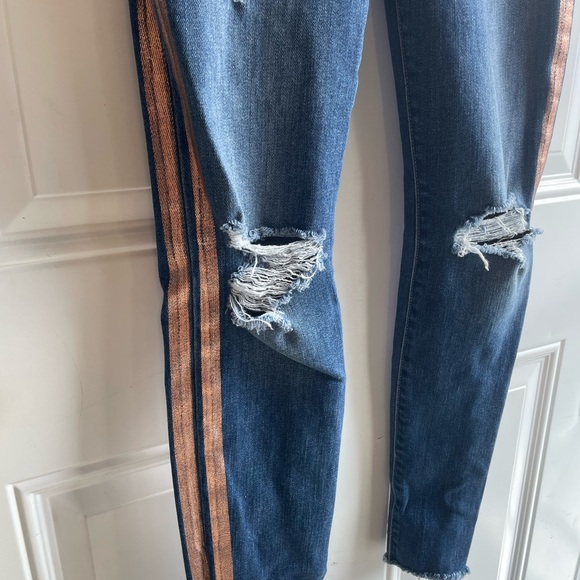 Joe’s Charlie Skinny Jean - Foil Stripe - Picture 9 of 14